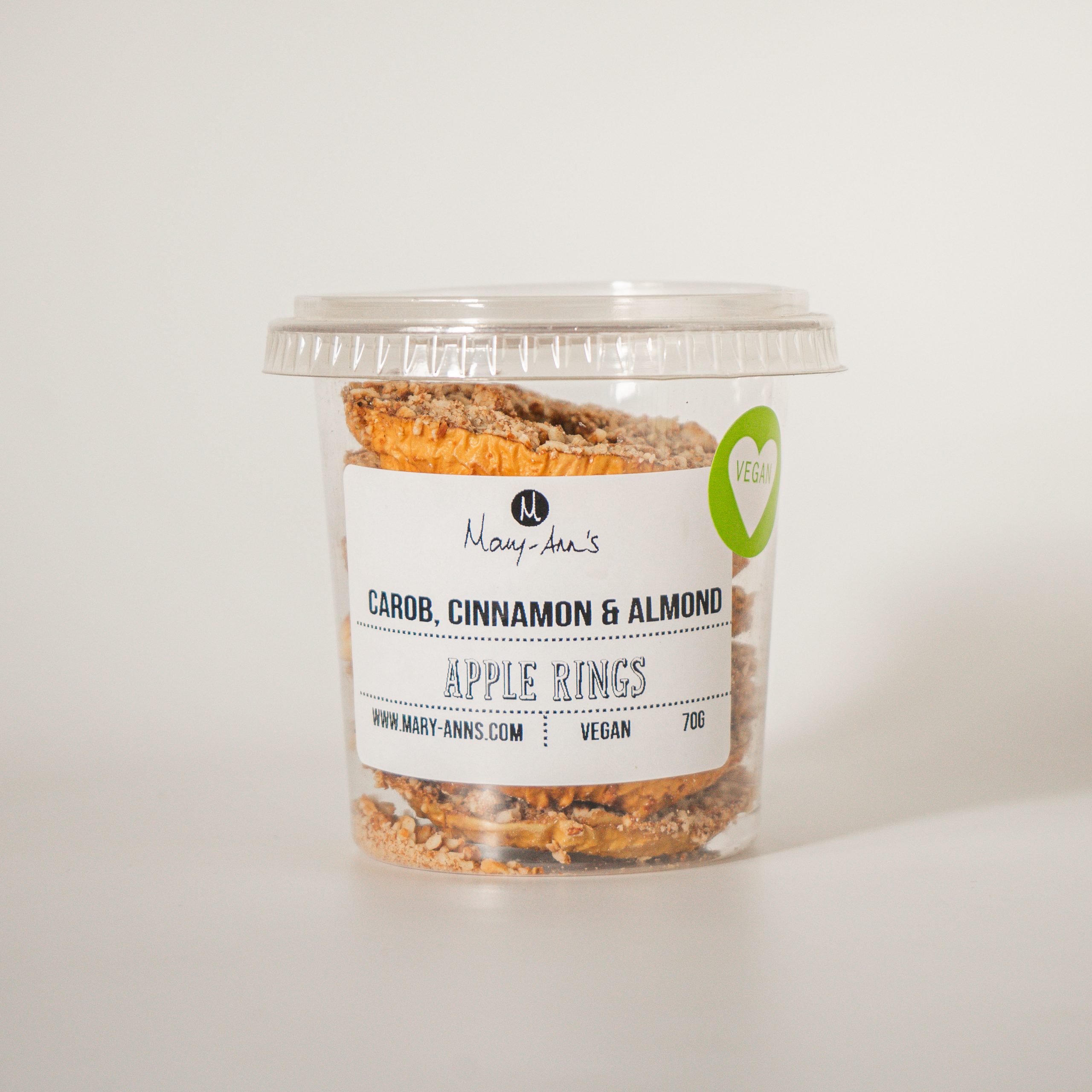 Apple Rings - Carob Syrup, Cinnamon & Almond (70g)