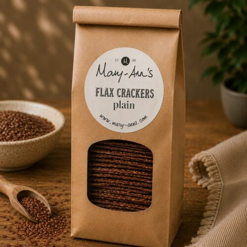 Flax Crackers - Plain (180g)