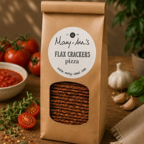 Flax Crackers - Pizza Spiced (180g)