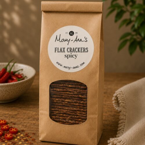 Flax Crackers - Spicy (180g)