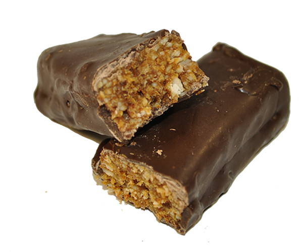 Carob-Coated Oat Date & Honey Bar (65g)