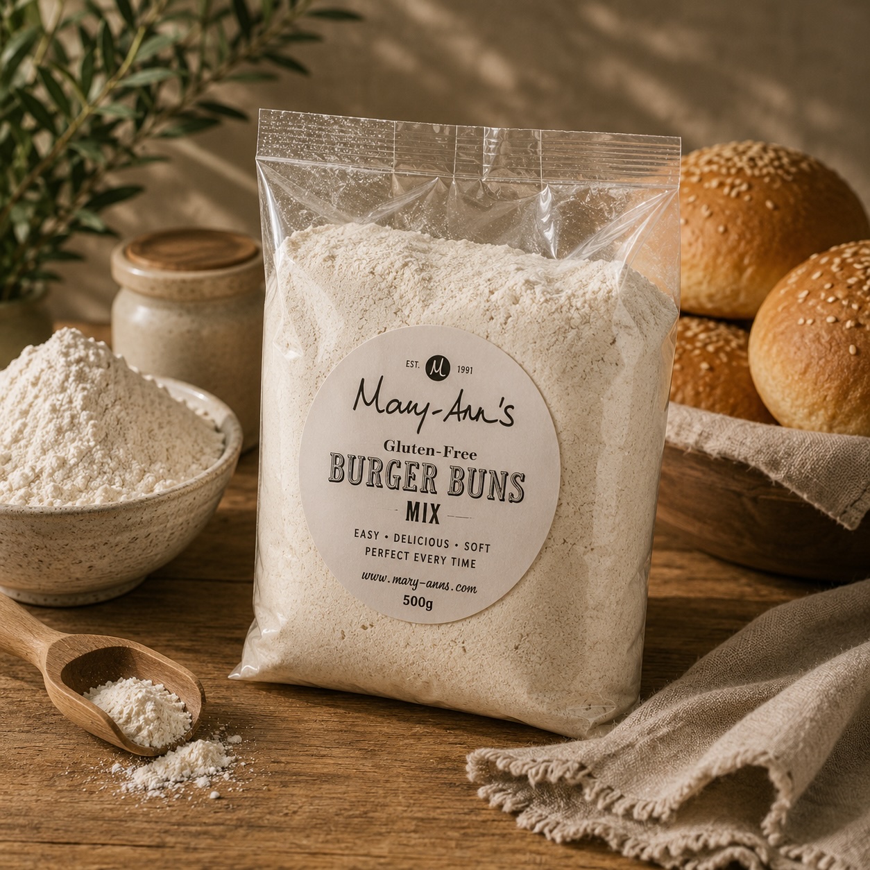 Burger Bun Mix (500g)