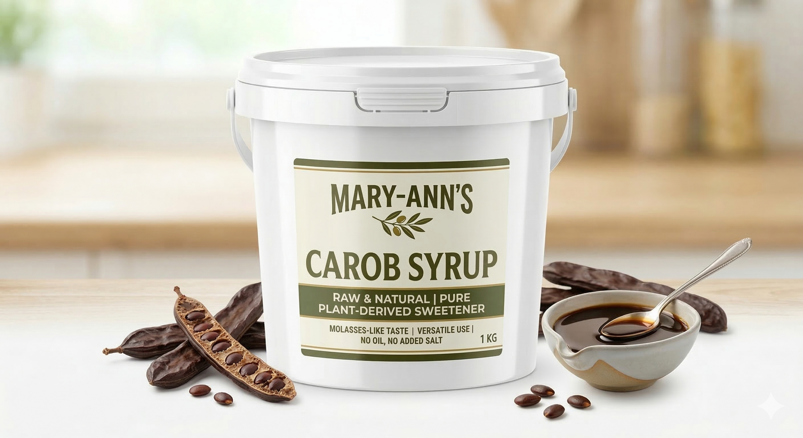 Natural Carob Syrup (1kg)